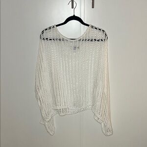 Princess Polly Cream Knit Poncho